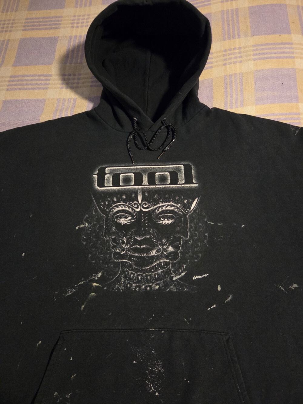 Tool 10,000 Days Tour 2000s Y2k Hoodie Black Band Sweatshirt 3XL Vintage 2006
